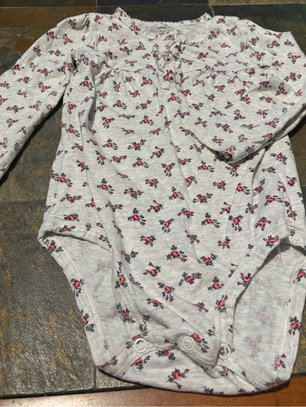 (3)Long-Sleeve One-Piece Bodysuit Plus (2) Pants Set